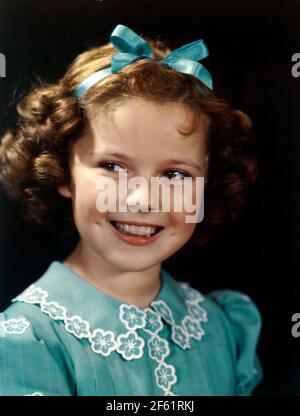 Shirley Temple, Hollywood Movie Star Banque D'Images