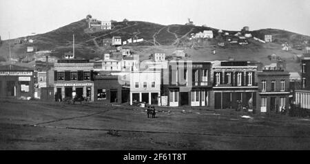 San Francisco, période de la ruée vers l'or, 1851 Banque D'Images