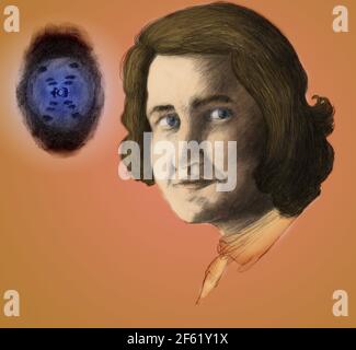 Rosalind Franklin, l'anglais X-Ray Cristallographe Banque D'Images