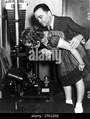 Shirley Temple et J. Edgar Hoover, 1938 Banque D'Images