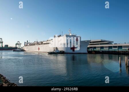 USNS Mercy, navire-hôpital Banque D'Images