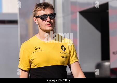 SIROTKIN Sergey (rus) Renault F1 RS17 pilote de réserve Renault Sport écurie de F1, portrait d'ambiance pendant le Grand Prix d'Espagne, à Barcelone Catalunya du 11 au 14 mai - photo: Xavi Bonilla / DPPI Banque D'Images