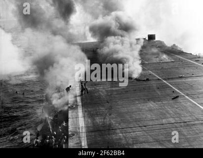 Deuxième Guerre mondiale, bataille du golfe de Leyte, 1944 Banque D'Images