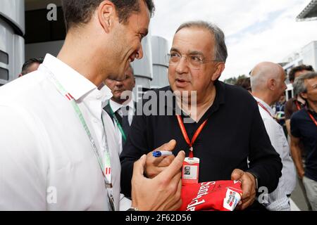 MARCHIONNE Sergio (ita) Ferrari président, portrait d'ambiance pendant le Championnat du monde de Formule 1 2017, Grand Prix d'Autriche du 7 au 9 juillet, à Spielberg, Autriche - photo François Flamand / DPPI Banque D'Images