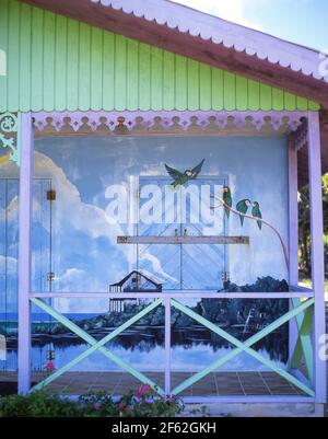 Boutique de souvenirs, George Town, Grand Cayman, Iles Caïmans, grandes Antilles, Caraïbes Banque D'Images