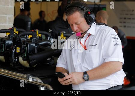 BROWN Zak (usa) directeur exécutif de l'écurie McLaren F1, portrait d'ambiance pendant le Championnat du monde de Formule 1 2017, Grand Prix des Etats-Unis d'Amérique du 19 au 22 octobre à Austin, Texas, Etats-Unis - photo François Flamand / DPPI Banque D'Images