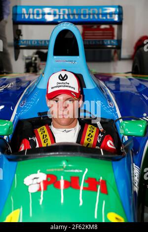 Mick Schumacher, fils de Michael Schumacher, pilotant le B194 de son père lors du Championnat du monde de Formule 1 2017, Grand Prix de Belgique du 25 au 27 août à Spa -Francorchamps, Belgique - photo DPPI Banque D'Images