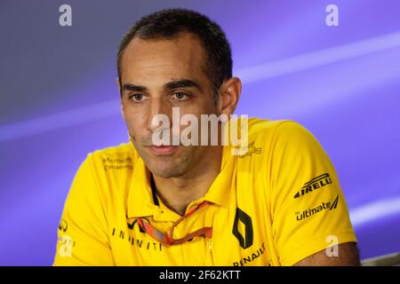 ABITEBOUL Cyril (fr) Directeur général de Renault Sport, portrait d'ambiance pendant le Championnat du monde de Formule 1 2017, Grand Prix de Singapour du 14 au 17 septembre à Singapour - photo Florent Gooden / DPPI Banque D'Images