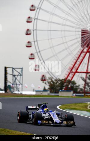 94 WEHRLEIN Pascal (ger) Sauber F1 C36, action pendant le Championnat du monde de Formule 1 2017, Grand Prix du Japon du 5 au 8 octobre à Suzuka - photo DPPI Banque D'Images