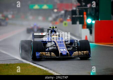 94 WEHRLEIN Pascal (ger) Sauber F1 C36, action pendant le Championnat du monde de Formule 1 2017, Grand Prix du Japon du 5 au 8 octobre à Suzuka - photo DPPI Banque D'Images