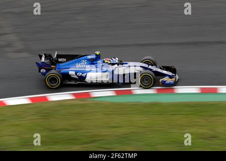 94 WEHRLEIN Pascal (ger) Sauber F1 C36, action pendant le Championnat du monde de Formule 1 2017, Grand Prix du Japon du 5 au 8 octobre à Suzuka - photo Clement Marin / DPPI Banque D'Images