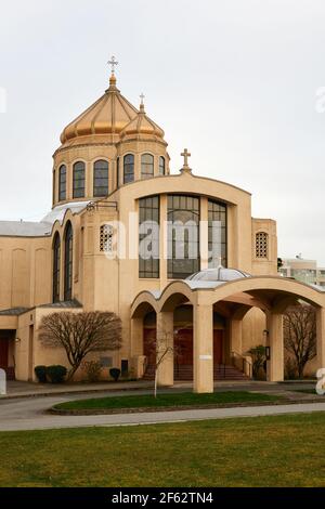 St. Mary's Ukrainian Catholic Church, Vancouver, Colombie-Britannique, Canada Banque D'Images