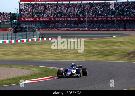 94 WEHRLEIN Pascal (ger) Sauber F1 C36, action pendant le Championnat du monde de Formule 1 2017, Grand Prix du Japon du 5 au 8 octobre à Suzuka - photo Clement Marin / DPPI Banque D'Images