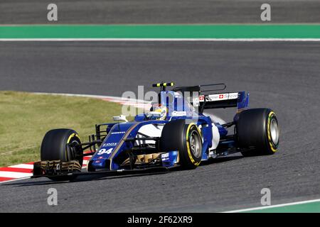 94 WEHRLEIN Pascal (ger) Sauber F1 C36, action pendant le Championnat du monde de Formule 1 2017, Grand Prix du Japon du 5 au 8 octobre à Suzuka - photo Clement Marin / DPPI Banque D'Images