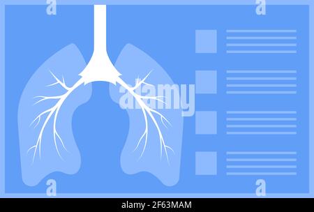 Vecteur de concept de fluorographie. Fibrose pulmonaire, pleurésie, tuberculose, pneumonie illustration pour site Web, en-tête. Examen radiologique de diagnostic pulmonaire Illustration de Vecteur