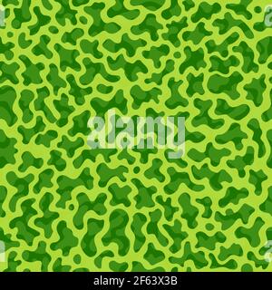 Motif camouflage militaire sans coutures. Dessin d'icône d'illustration de dessin animé vectoriel. Motif camouflage militaire sans coutures Illustration de Vecteur