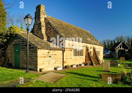 Royaume-Uni, Yorkshire de l'Ouest, Wakefield, Felkirk, Église Saint-Pierre, Ancienne salle d'école