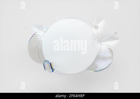 Maquette minimale abstraite. Banque D'Images