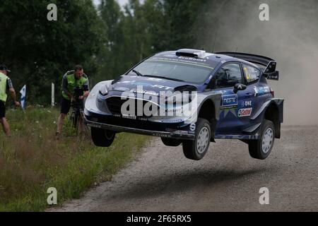 02 TANAK Ott ( est) JARVEOJA Martin ( est ) Fiesta WRC M-Sport World Rally Team Ford action pendant le Championnat du monde de rallye WRC 2017, rallye de Finlande du 27 au 30 juillet, à Jyvaskyla, Finlande - photo François Flamand / DPPI Banque D'Images