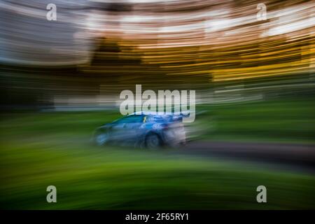 02 TANAK Ott ( est) JARVEOJA Martin ( est ) Fiesta WRC M-Sport World Rally Team Ford action pendant le Championnat du monde de rallye WRC 2017, rallye de Finlande du 27 au 30 juillet, à Jyvaskyla, Finlande - photo François Flamand / DPPI Banque D'Images