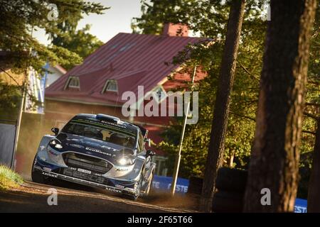 02 TANAK Ott ( est) JARVEOJA Martin ( est ) Fiesta WRC M-Sport World Rally Team Ford action pendant le Championnat du monde de rallye WRC 2017, rallye de Finlande du 27 au 30 juillet, à Jyvaskyla, Finlande - DPPI Banque D'Images