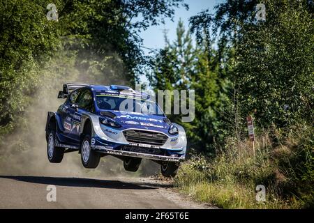 02 TANAK Ott ( est) JARVEOJA Martin ( est ) Fiesta WRC M-Sport World Rally Team Ford action pendant le Championnat du monde de rallye WRC 2017, rallye de Finlande du 27 au 30 juillet, à Jyvaskyla, Finlande - photo François Flamand / DPPI Banque D'Images