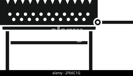 Icône en forme de brazier, style simple Illustration de Vecteur