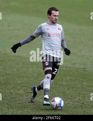 Liam Millar de Charlton Athletic Banque D'Images