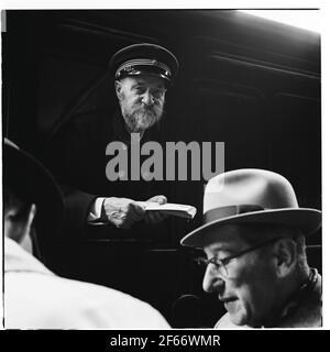 Train historique Voyage de Stockholm à Göteborg pour l'inauguration du train 62. Köping Hults Railway KHJ CD 13. Banque D'Images