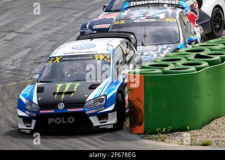 03 KRISTOFFERSSON Johan (swe) PSRX Volkswagen Suède Volkswagen Polo GTI action pendant Cooper pneus World RX of Hockenheim 2017, le 5 au 7 mai - photo Paulo Maria /DPPI Banque D'Images