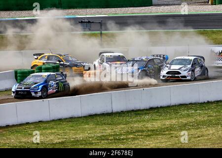 03 KRISTOFFERSSON Johan (swe) PSRX Volkswagen Suède Volkswagen Polo GTI action pendant Cooper pneus World RX of Hockenheim 2017, le 5 au 7 mai - photo Paulo Maria /DPPI Banque D'Images