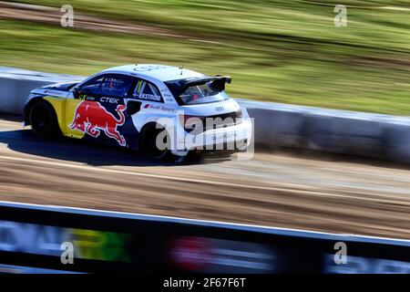 Mattias EKSTROM EKS Audi S1 pendant le Championnat du monde de la FIA WRX 2017 à Barcelone, Espagne, du 31 mars au 1er avril - photo Paulo Maria / DPPI Banque D'Images