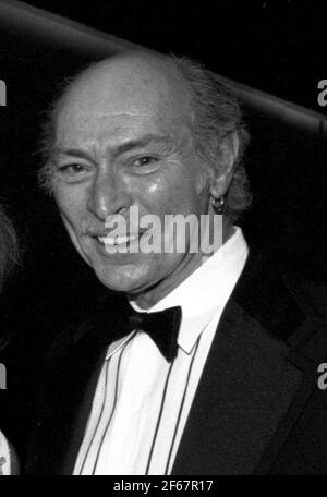 Barbara Havelone et Lee Van Cleef Circa années 1980 crédit: Ralph Dominguez/MediaPunch Banque D'Images