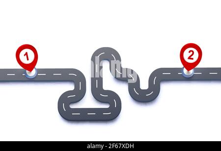 Road Trip taxi, Pave the route, informations sur la position. Illustration vectorielle Illustration de Vecteur