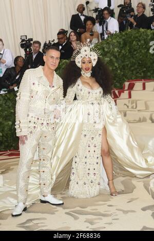 Met Gala 2018 et 2019 Banque D'Images