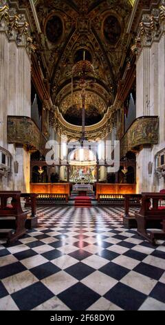 Cathédrale San Alessandro à Bergame Banque D'Images