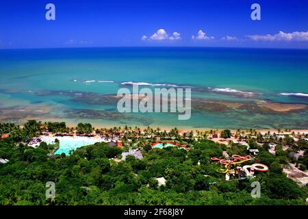 porto seguro, bahia / brésil - 9 juin 2007 : vue aérienne de la ville de Porto Seguro, dans le sud de Bahia. *** Légende locale *** Banque D'Images