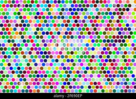 arrière-plan bokeh rond multicolore abstrait Banque D'Images