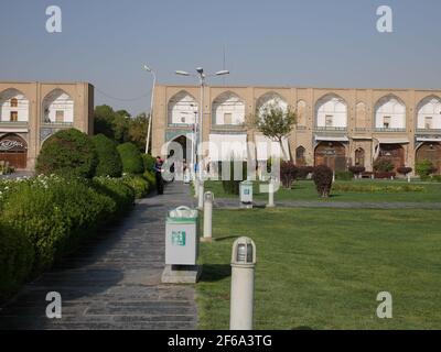 ispahan, iran - 18 mars 2016 : photo dans la rue de la ville d'ispahan Banque D'Images