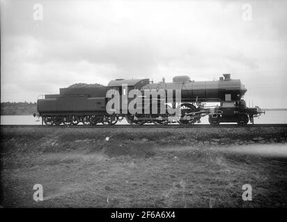 BJ H3S 110. Photo de livraison. La locomotive a été fabriquée en 1927 par Nohab, numéro de fabrication 1768. Vendu en 1948 aux chemins de fer suédois, a dû alphabétiser SJ A8 1806. A été mis au rebut en 1974. Banque D'Images