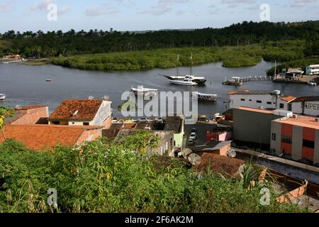 Camamu, bahia / brésil - 10 janvier 2012: Vue sur la baie de Camamu située dans le sud inférieur de Bahia, une région connue sous le nom de Costa do Dende. ** Banque D'Images