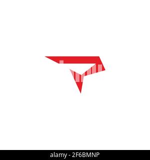 Lettre p symbole de puissance géométrique flash motion design logo vecteur Illustration de Vecteur
