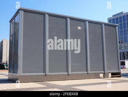 Systèmes industriels de climatisation et de ventilation. Système de ventilation d'usine. HVAC comme chauffage ventilation climatisation. Chauffage et climatisation. Banque D'Images