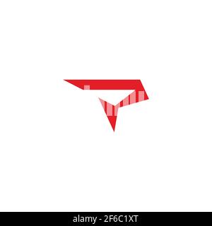Lettre p symbole de puissance géométrique flash motion design logo vecteur Illustration de Vecteur