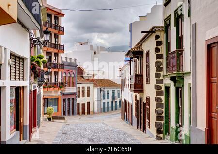 Santa Cruz de la Palma, HDR image Banque D'Images