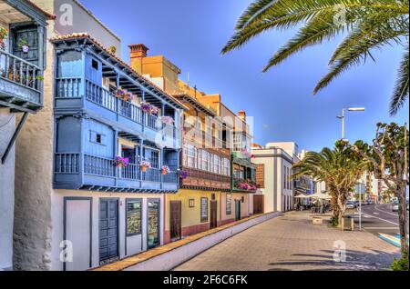 Santa Cruz de la Palma, HDR image Banque D'Images