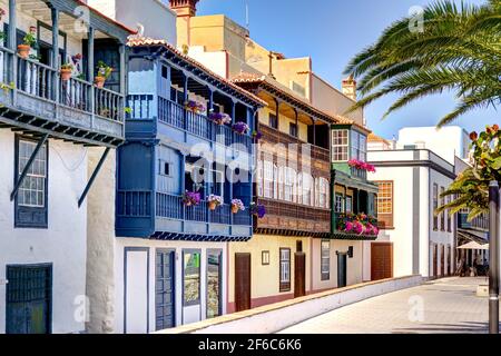 Santa Cruz de la Palma, HDR image Banque D'Images