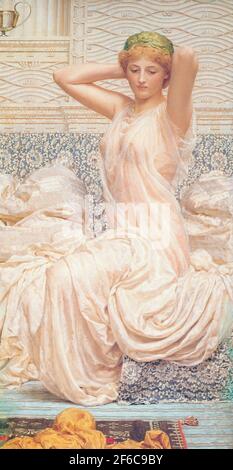 Albert Joseph Moore - argent 1886 Banque D'Images