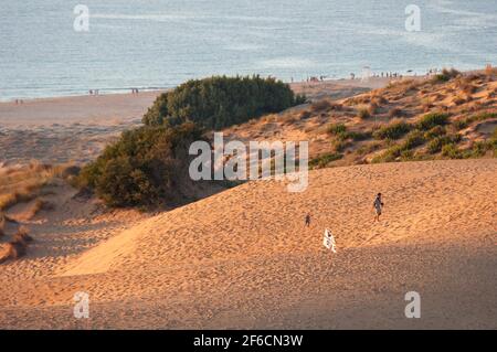 Torre dei Corsari plage, Arbus, Villacidro Sanluri, Sardaigne, Italie, Europe Banque D'Images