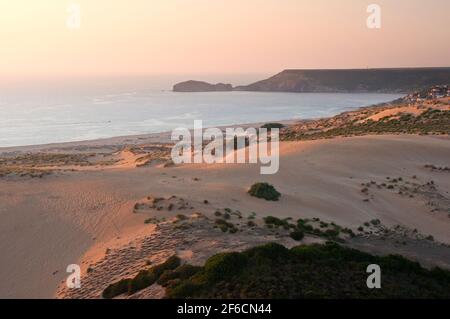 Torre dei Corsari plage, Arbus, Villacidro Sanluri, Sardaigne, Italie, Europe Banque D'Images